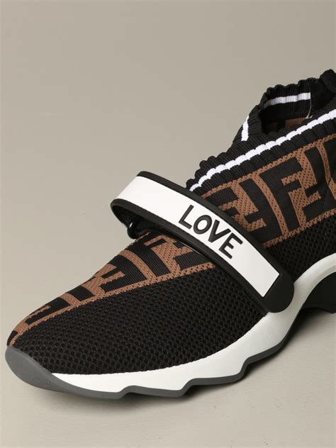 fendi trainers women's|fendi black sneakers women's.